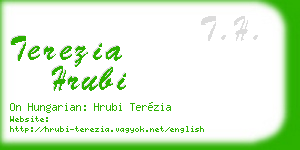 terezia hrubi business card